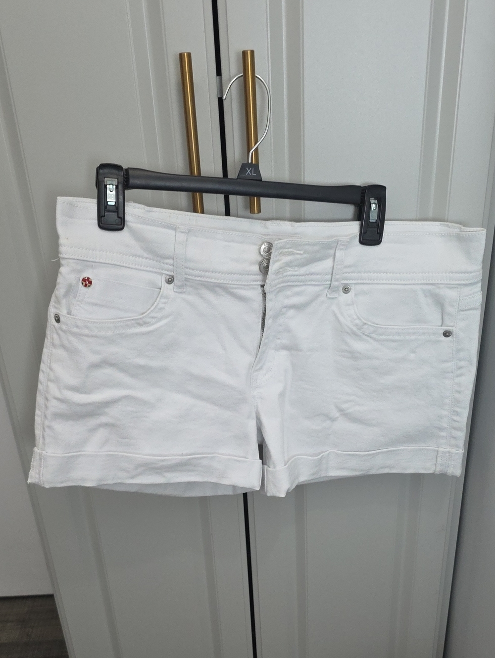 Hudson Jeans White Women's Denim Shorts